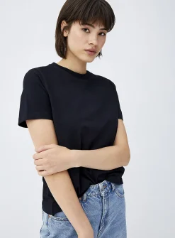 Short-sleeve crew-neck tee