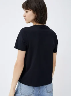 Short-sleeve crew-neck tee