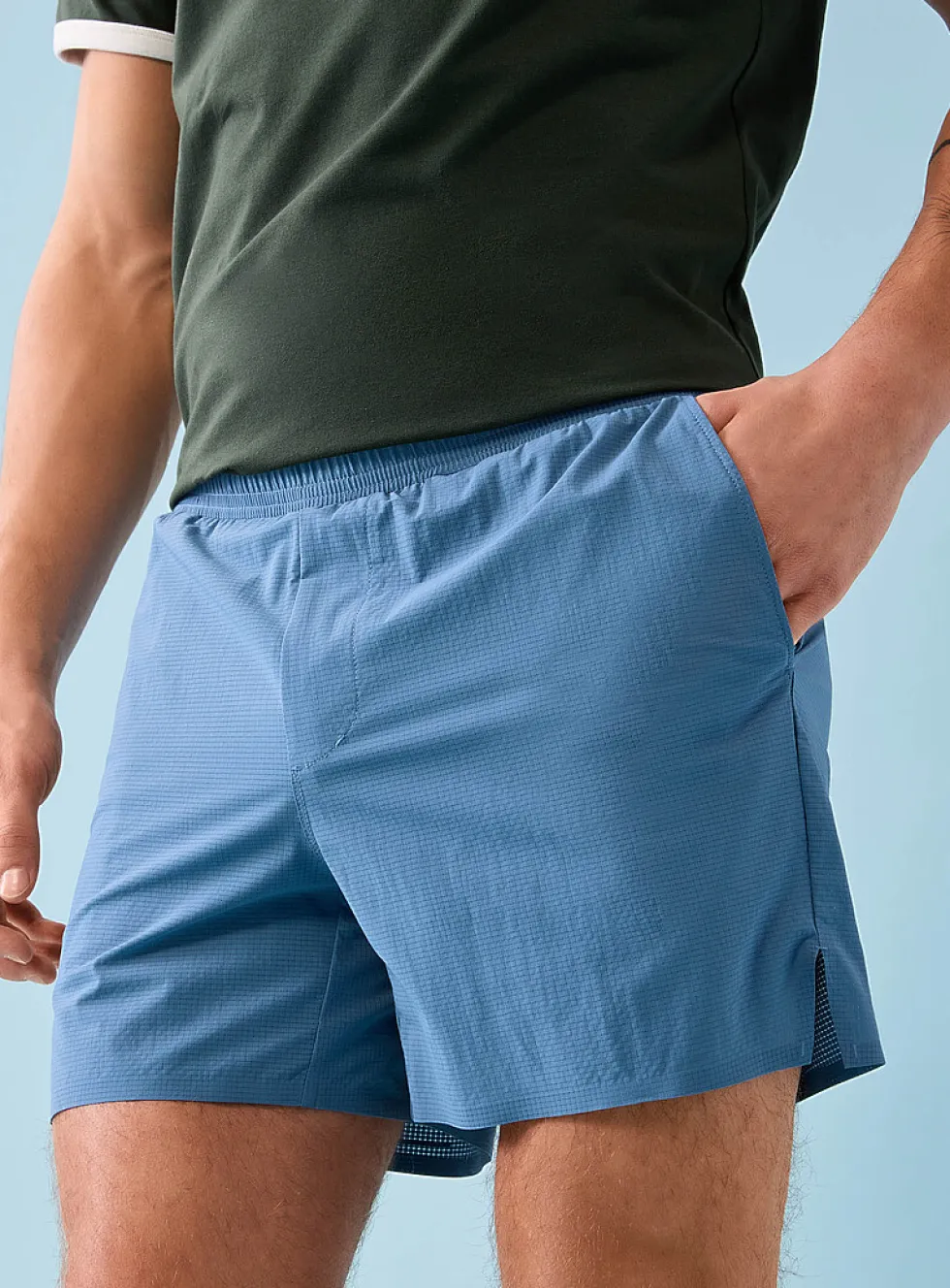 Side-split ripstop short