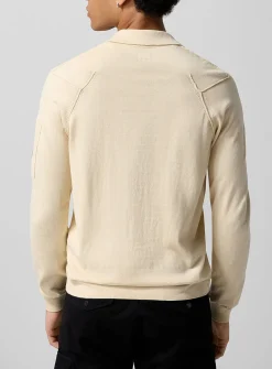 Signature glasses Johnny collar knit polo