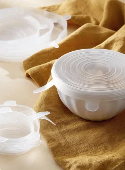 Silicone dish covers