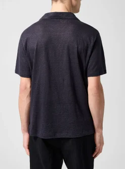 Simon pure linen polo shirt