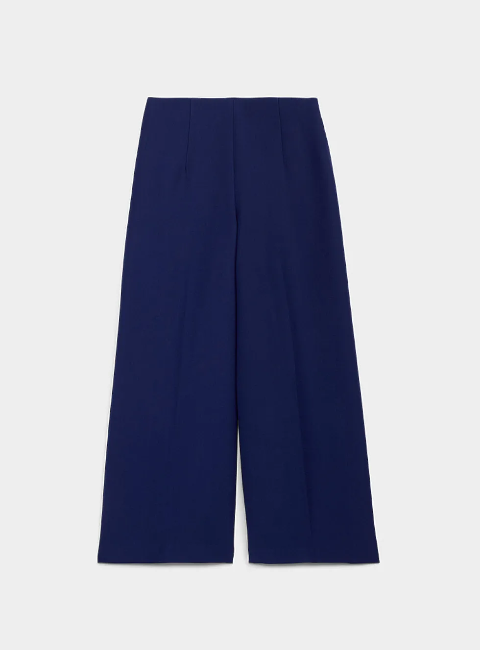Sleek cropped wide-leg pant