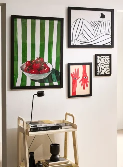 Sleek pine wood frame