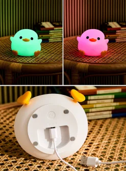 Small chick rechargeable touch night light