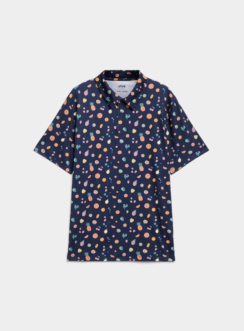 Small patterns golf polo