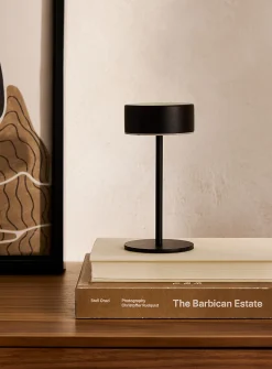 Small rechargeable cylindrical touch table lamp