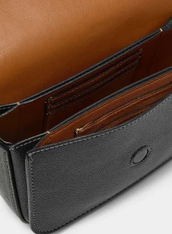 Small textured minimalist crossbody bag