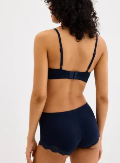 Smooth microfibre triangle bralette