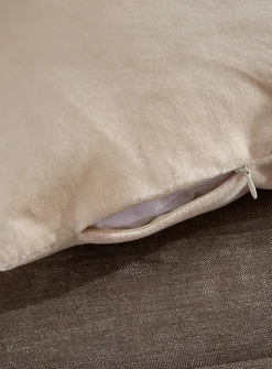 Soft cotton velvet removable-cover cushion