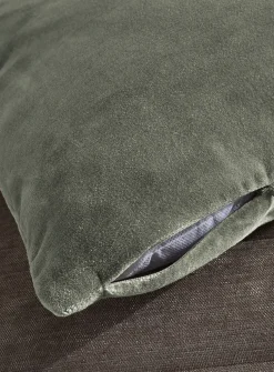 Soft cotton velvet removable-cover cushion