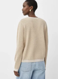 Soft honeycomb sweater