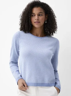 Soft honeycomb sweater