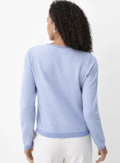 Soft honeycomb sweater