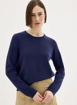 Soft honeycomb sweater