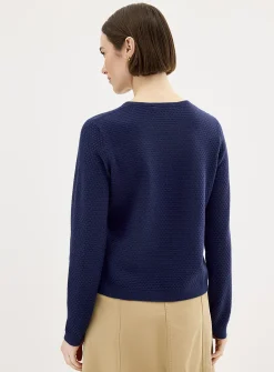 Soft honeycomb sweater