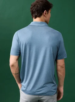 Solid colour golf polo