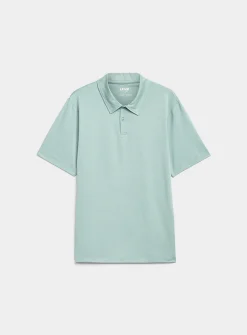 Solid colour golf polo