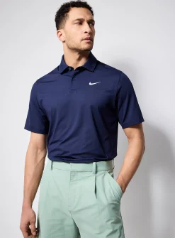 Solid cool jersey golf polo