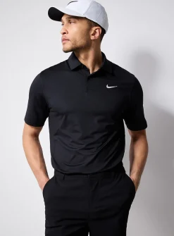 Solid cool jersey golf polo