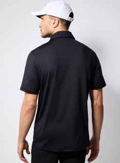Solid cool jersey golf polo