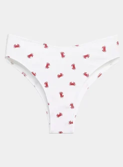 Solid high-cut cheeky panty