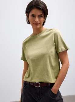 Solid organic cotton T-shirt