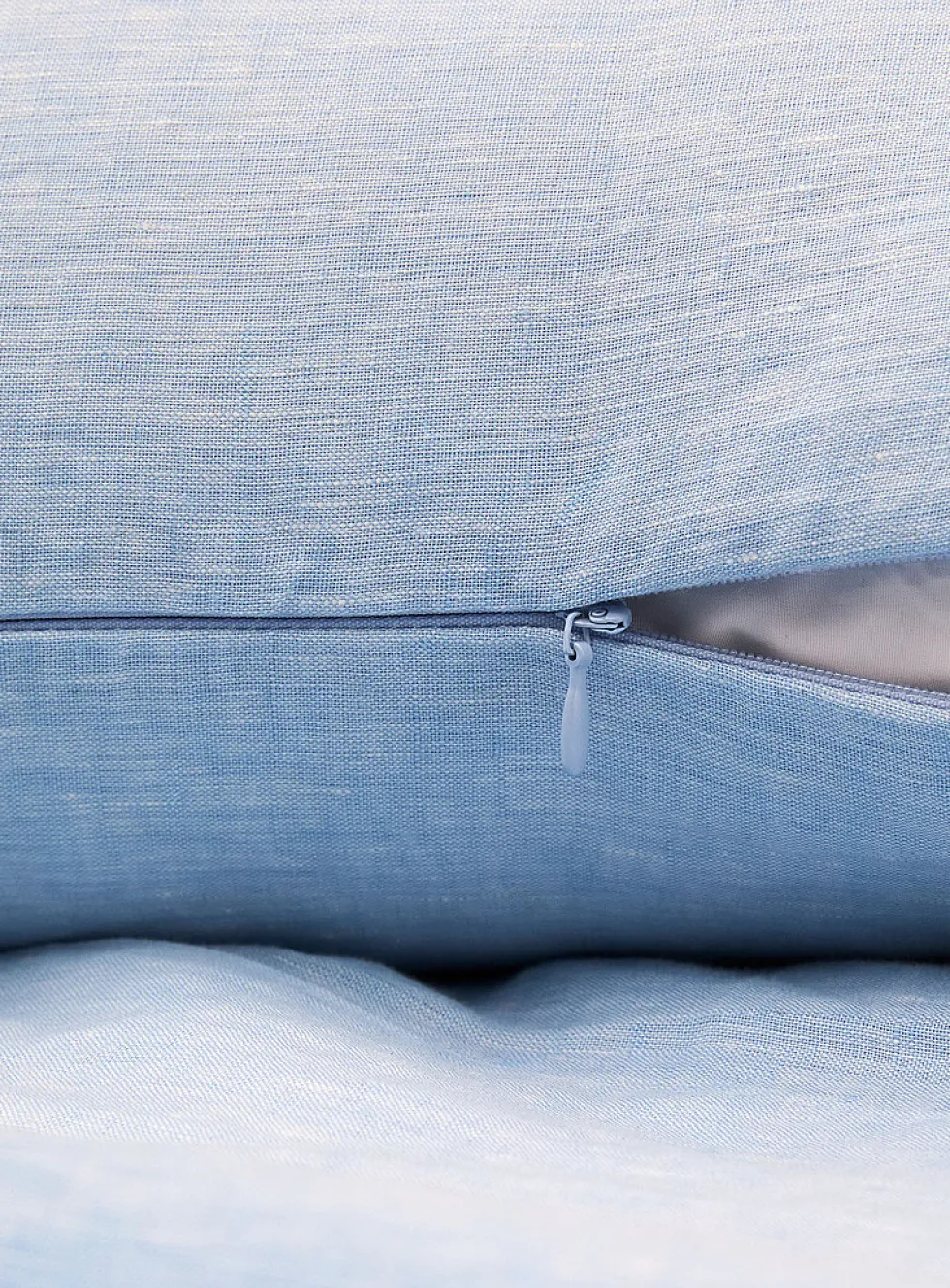 Solid pure linen removable-cover cushion