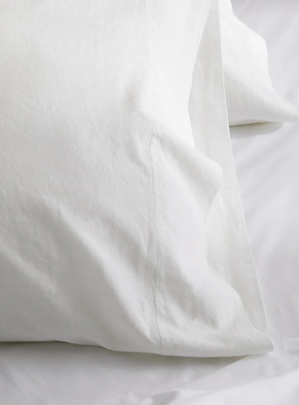 Solid pure organic cotton pillowcases