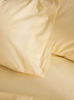 Solid pure organic cotton pillowcases