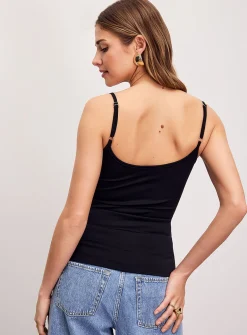 Solid second skin cami
