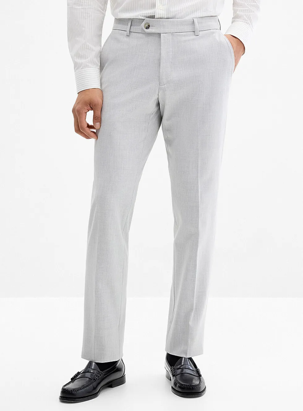 Solid twill comfort pant