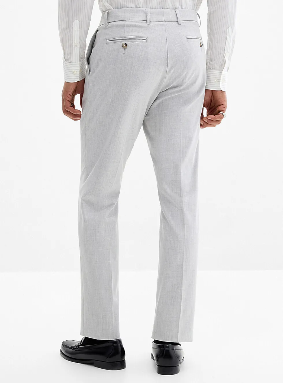 Solid twill comfort pant