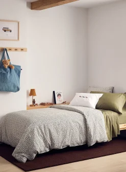 Soothing foliage duvet cover set