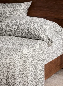 Soothing foliage sheet set