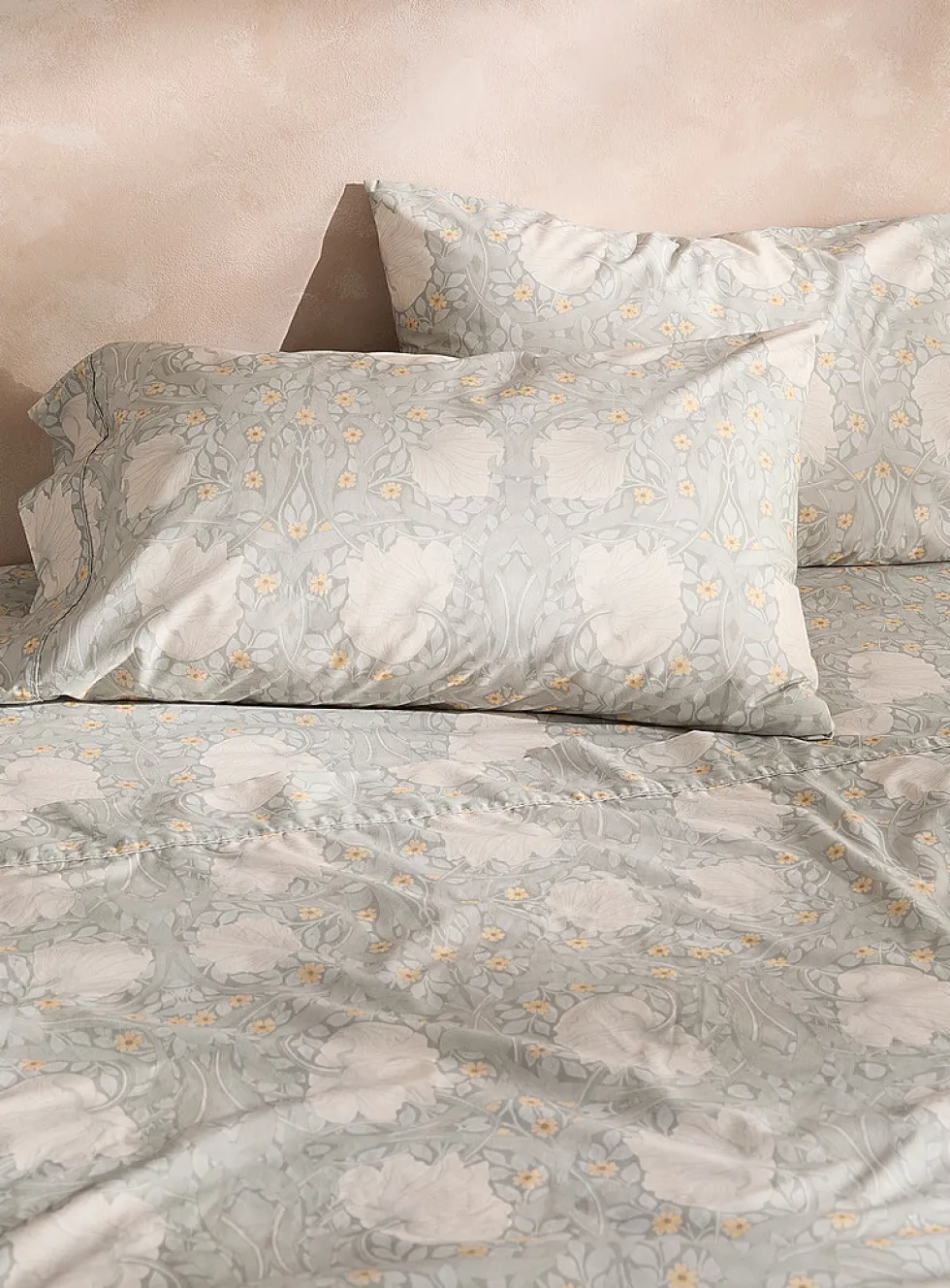 Soothing poppies percale plus sheet