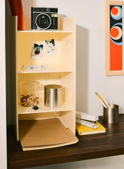 Stackable polycarbonate shelving