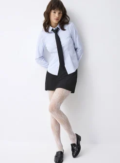 Straight dressy miniskirt