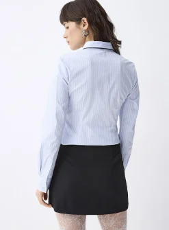 Straight dressy miniskirt