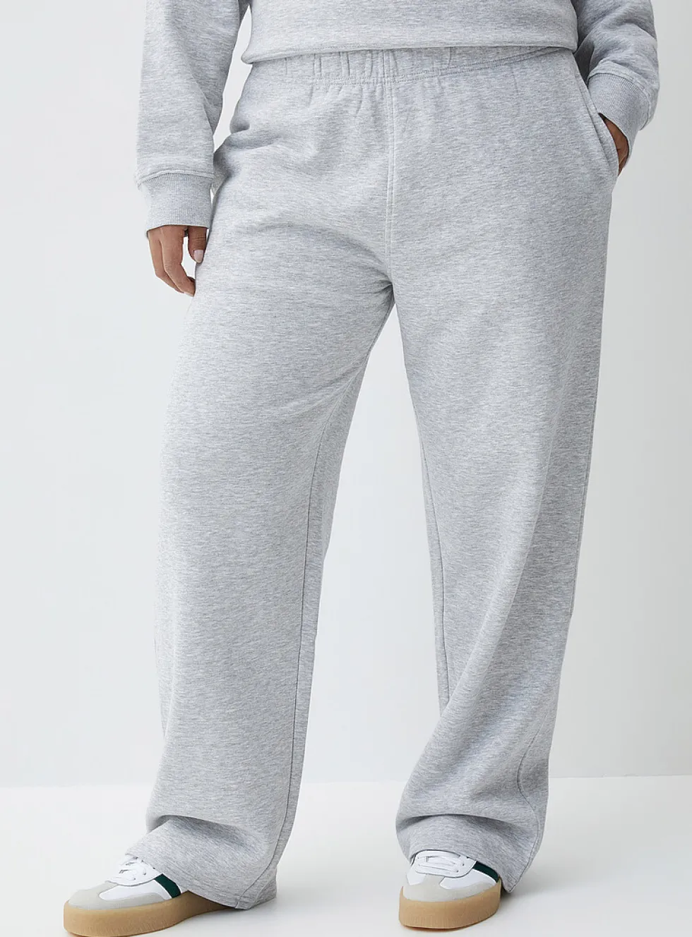 Straight-leg fleece pant
