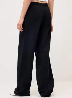 Straight-leg fleece pant