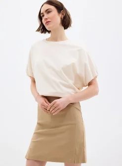 Stretch bengaline skort