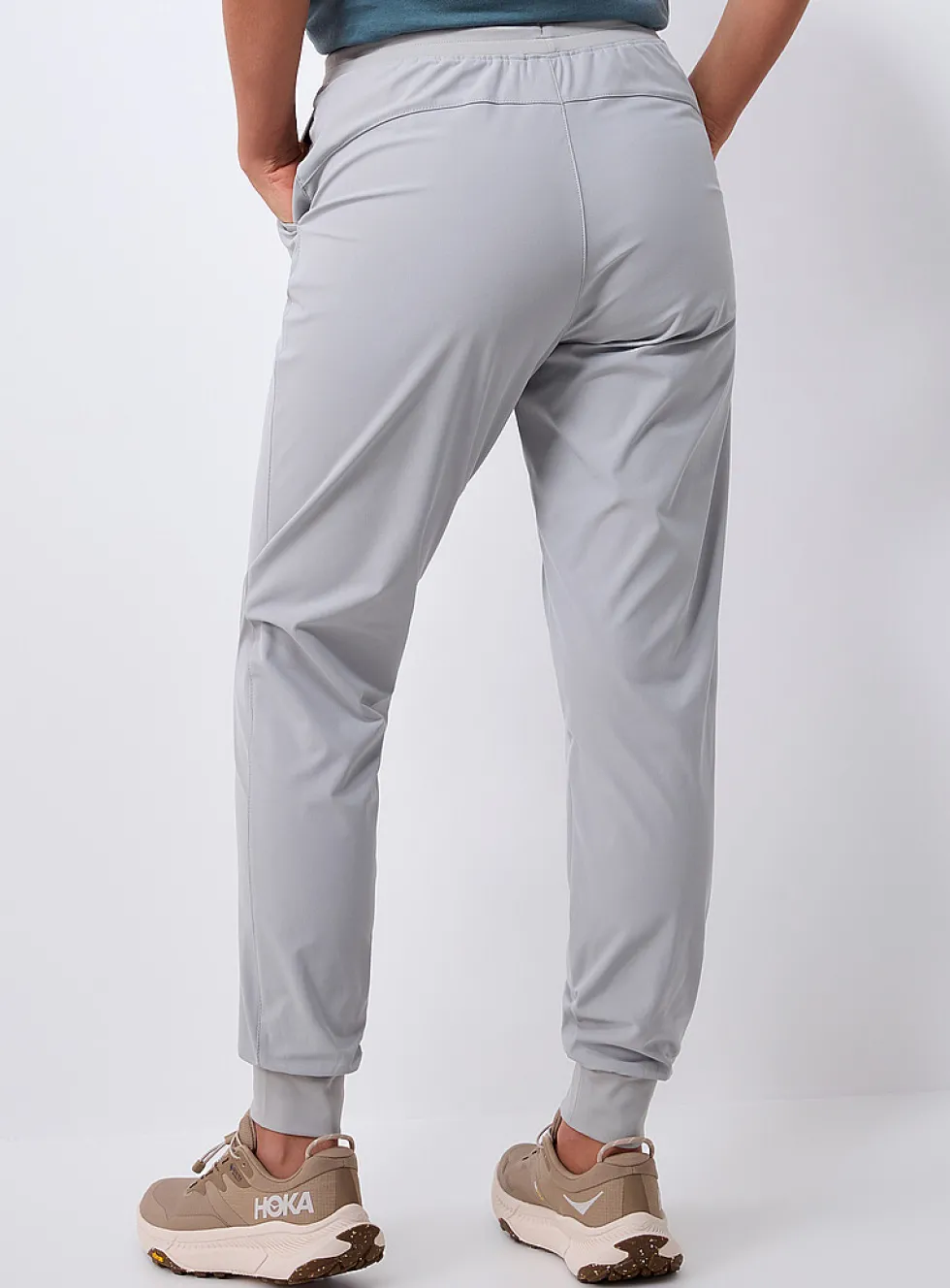 Stretch canvas joggers