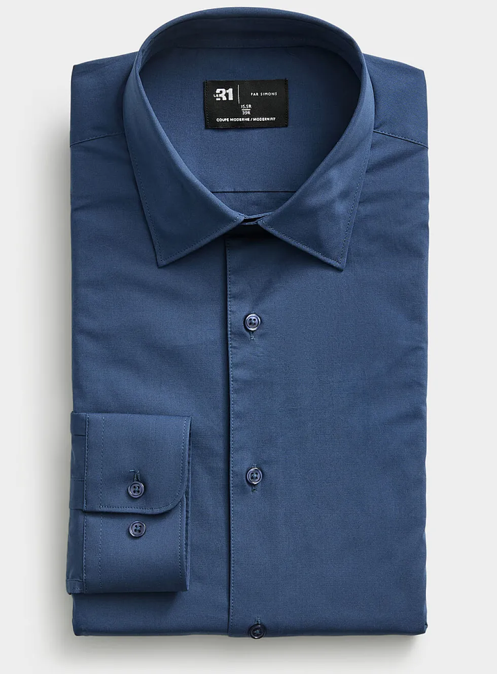 Stretch organic cotton shirt