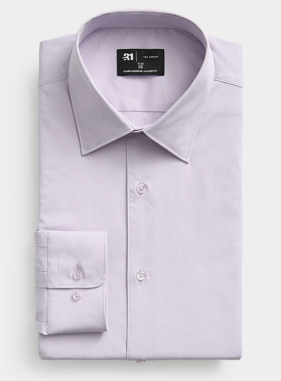 Stretch organic cotton shirt