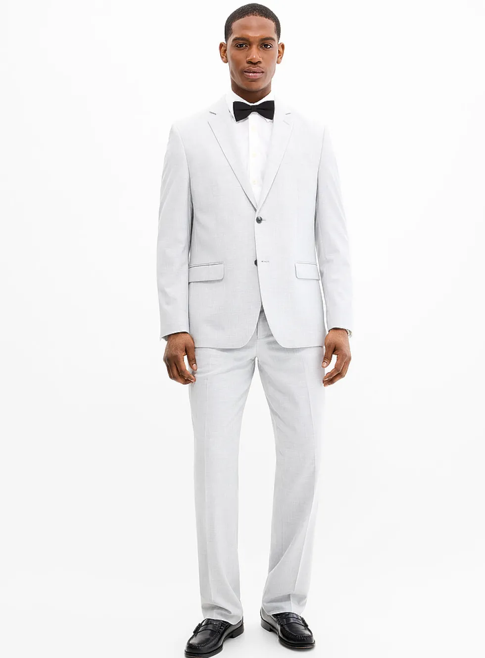 Stretch piqué suit