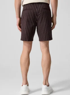 Striped brown short