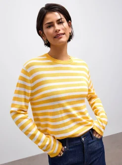 Striped loose-fit sweater