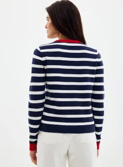Striped soft sweater