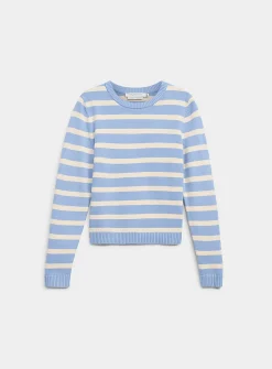 Striped soft sweater